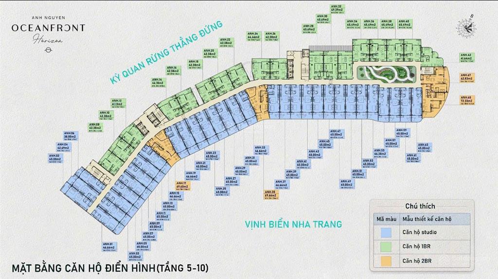 Qũy căn nội bộ tầng cao view biển chỉ từ 6xtr/m2 ngay tại mặt đường số 3638 trần phú, nha trang