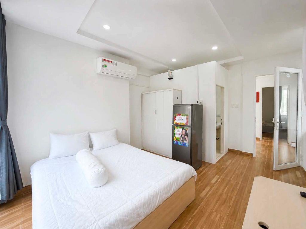 HẺM NHỰA Ô TÔ KINH DOANH HOÀNG HOA THÁM - 6 TẦNG 56m² - KHOÁN 37 TR/THÁNG