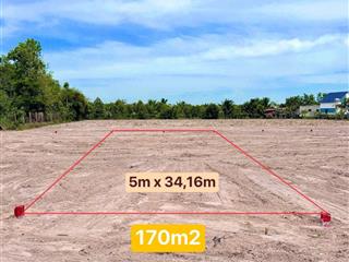 Đất thổ cư 171m2 mt kinh doanh, xây trọ, đối diện kcn phước đông, gò dầu, giá chỉ 800tr