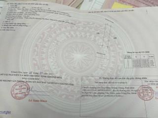 Bán lỗ lô đất gần kcn sông cầu khánh vĩnh dt 117.8m2 giá 480tr