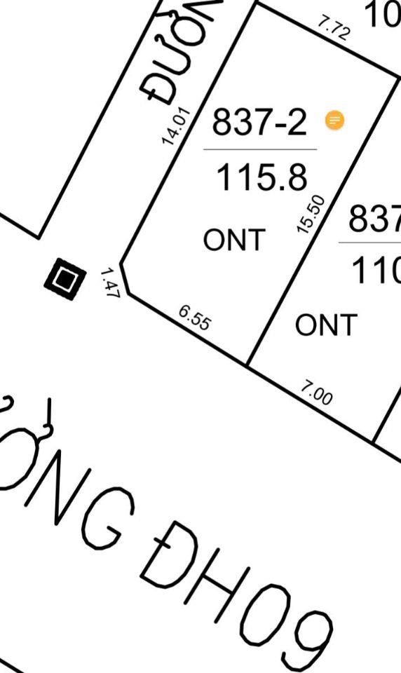 Bán đất lô góc mặt đường DH09 115.8m2 đất mt 8m, Hoà Trúc, Quốc Oai 