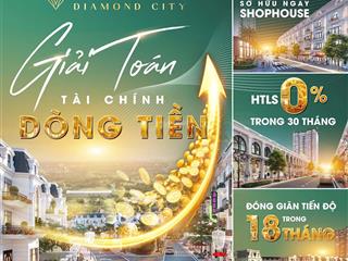 Chỉ từ 1,5 tỷ sở hữu ngay shophouse  nhà 2 mặt tiền view chung cư