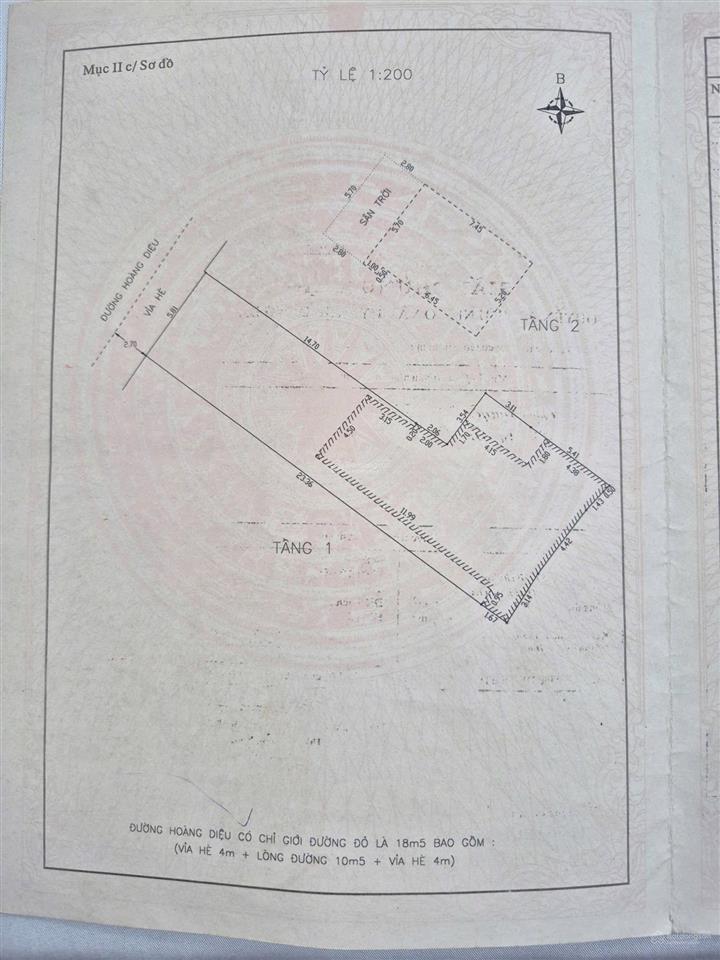 Chính chủ cần bán đất mt hoàng diệu hh 3% cho anh em dịch vụ