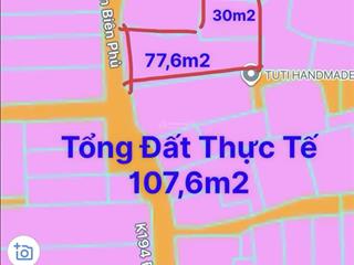 Bán 108m2 đất kiệt điện biên phủ, đà nẵng giá 3,6 tỷ