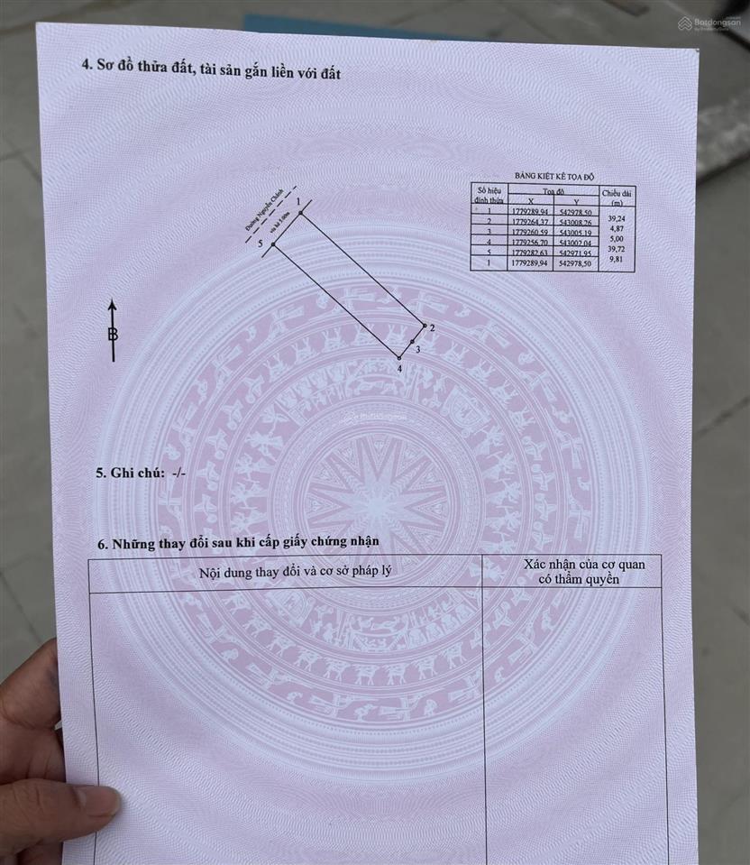 Chính chủ gửi bán lô đất 388,5m2 trục nguyễn chánh, cách biển 200m. giá 67 triệu/m2