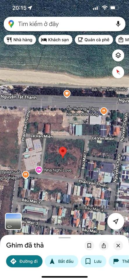 Lô đất tmdv 4 mặt tiền gần sát biển nguyễn tất thành  8319m2 giá 32 triệu/m2 có thương lượng