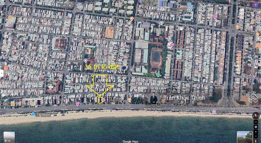 02 lô liền kề mặt tiền biển nguyễn tất thành. 240m2  30,8 tỷ