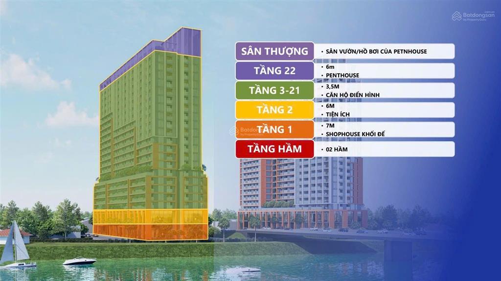 Bán căn studio view sông đà nẵng dự án spana sun group, giá chỉ từ 2,35 tỷ