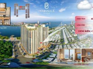 Cần tiền chuyển nhượng gấp căn hộ 2pn peninsula đà nẵng cạnh sông hàn dt 61,8m2 chỉ 3,79 tỷ