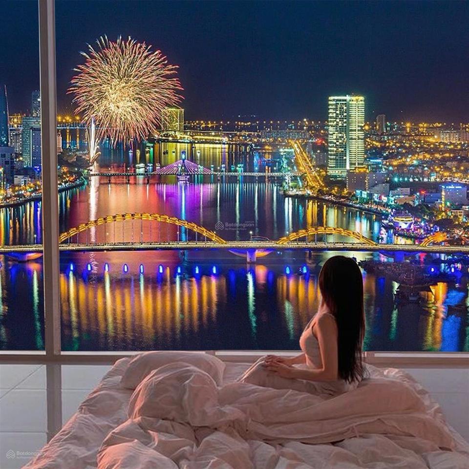 Bán căn hộ 1pn+ sun ponte đà nẵng view trực diện cầu rồng & sông hàn. giá 5,1 tỷ