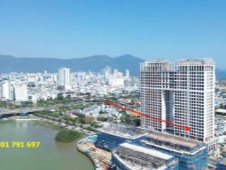 Bán căn hộ 1pn+ sun ponte đà nẵng view trực diện cầu rồng & sông hàn. giá 5,1 tỷ