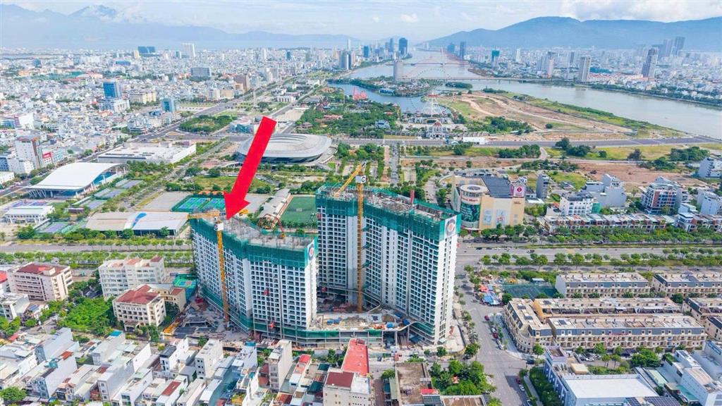 Căn hiếm 2 phòng ngủ masteri đà nẵng, view pháo hoa + sông hàn, giá tốt 6 tỷ