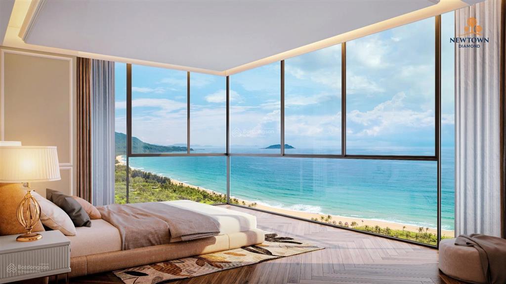 Chỉ 4,6 tỷ sở hữu căn hộ 2pn dt rộng 81m2 cạnh biển sát sân golf của dự án newtown diamond