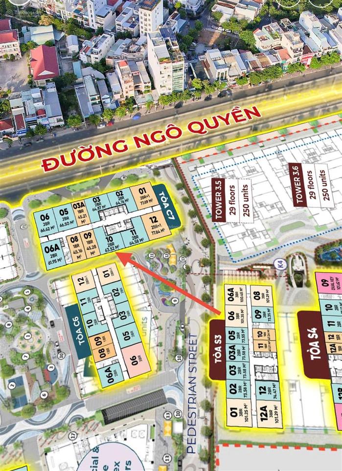 Bán căn hộ 2pn capital square c71910, giá 4,84 tỷ, view công viên thoáng đẹp