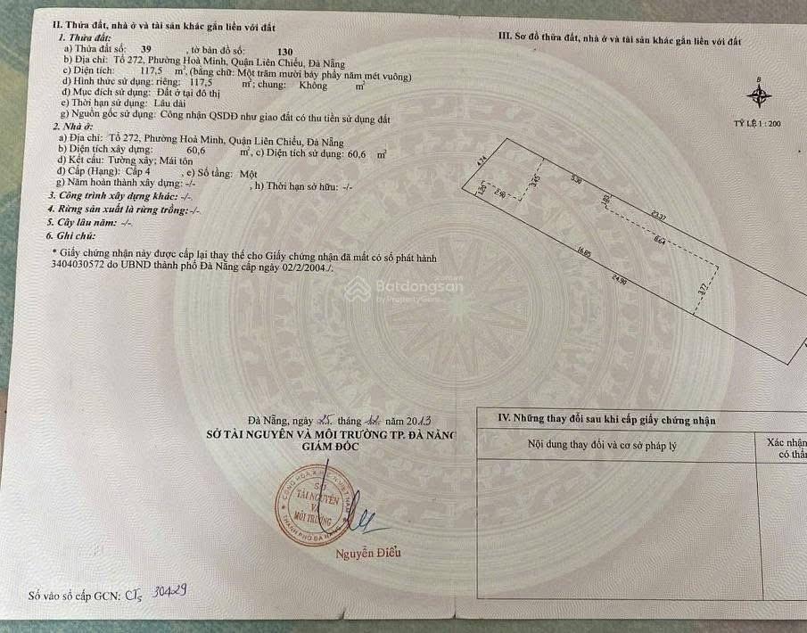 Bán đất kiệt nguyễn đình tứ, gò dư, hoà minh, liên chiểu. 117,5m2 giá chỉ 2,499 tỷ.  0901 159 ***
