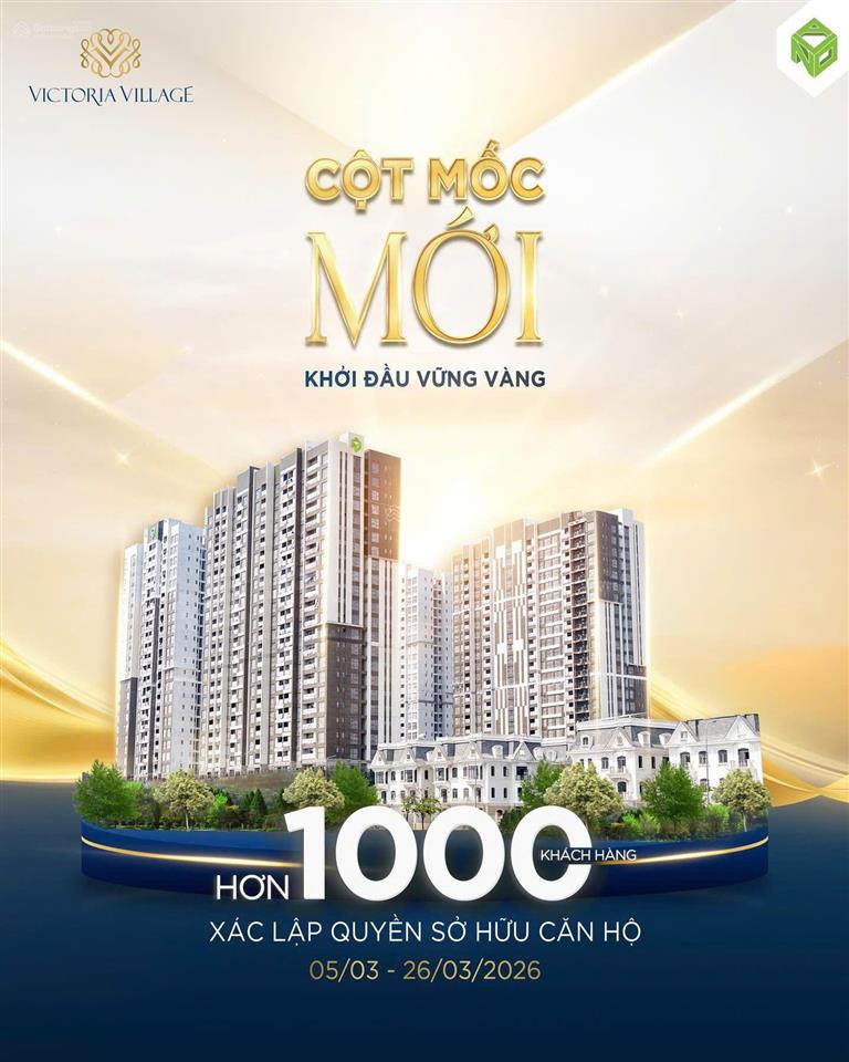 Cần bán căn góc 2pn victoria village quận 2, 68m², view đẹp, giá 7,250 tỷ, 0938 062 ***