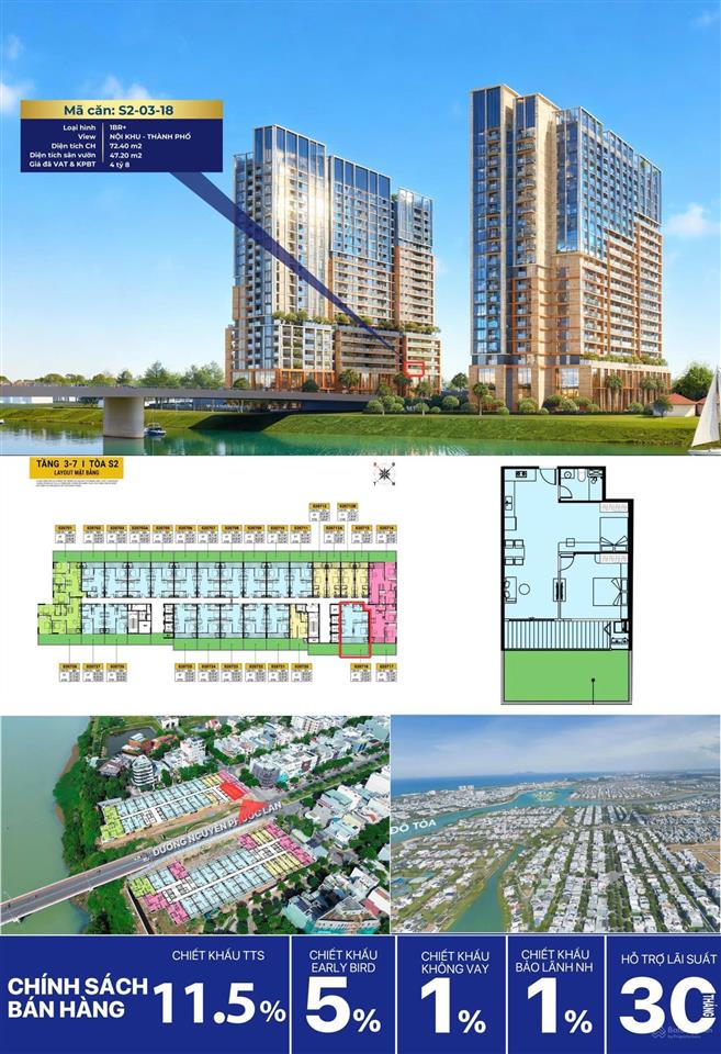 Bán căn hộ sân vườn sun spana tower | 119.4m2 sổ lâu dài | giá sốc 35tr/m2 | tân nguyễn 0905 444 ***
