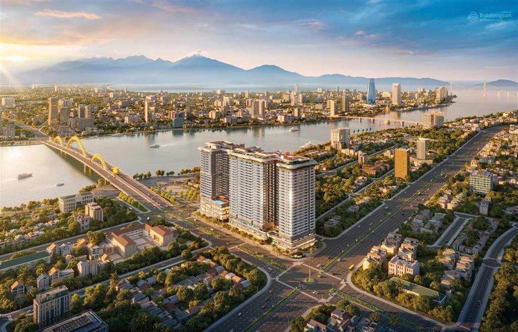Bán căn hộ the legend đà nẵng 1pn 60m2 view sông hàn giá 6.9 tỷ chiết khấu 10% tặng nội thất 300tr