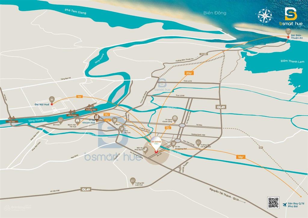 Bán đất biệt thự mặt tiền đường âu lạc, an đông, tp. huế