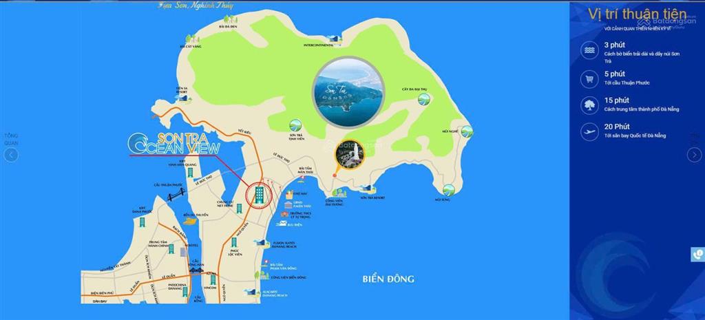 Cho thuê căn hộ 2 pn sơn trà oceanview  view biển vị trí trung tâm tp. đà nẵng
