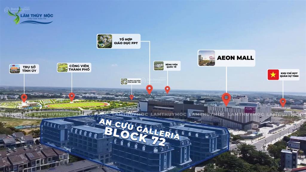Bán căn 3 mặt tiền võ nguyên giáp dự án shophouse an cựu  an cựu city huế | giá trực tiếp cđt