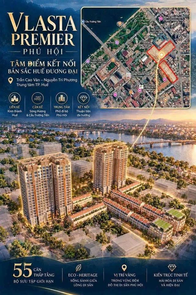 Bán nhà mặt tiền đường trần cao vân & đội cung tp. huế