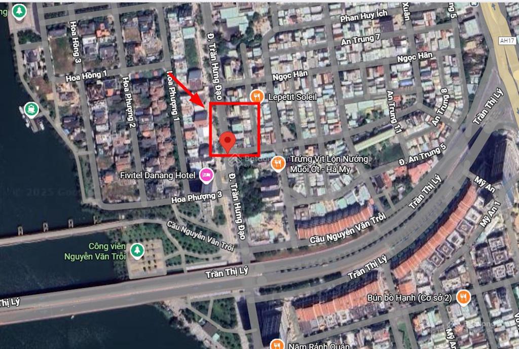 Sót lại lô đất mt trần hưng đạo, đoạn gần dự án sungroup, view sông hàn, đường lớn 15m