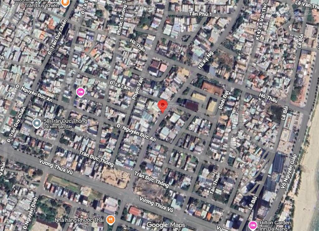 Bán lô đất mt hà kỳ ngộ, sát góc lê lâm, cách biển 300m, gần tòa tháp đôi của sungroup..