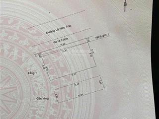 Bán nhà mt lê hữu trác, sẵn mt kinh doanh rộng 11m5, ngay gần chợ an hải đông..