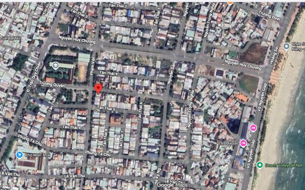 Bán nhà mt trương quyền, sát góc lô góc phạm vấn, sau lưng nguyễn huy chương, xuống biển chỉ 300m