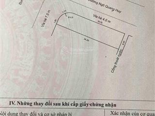 Bán nhanh lô 2 mặt tiền hồ nghinh  ngô quang huy dt 141m2, thích hợp xây ks, nhà hàng, cafe