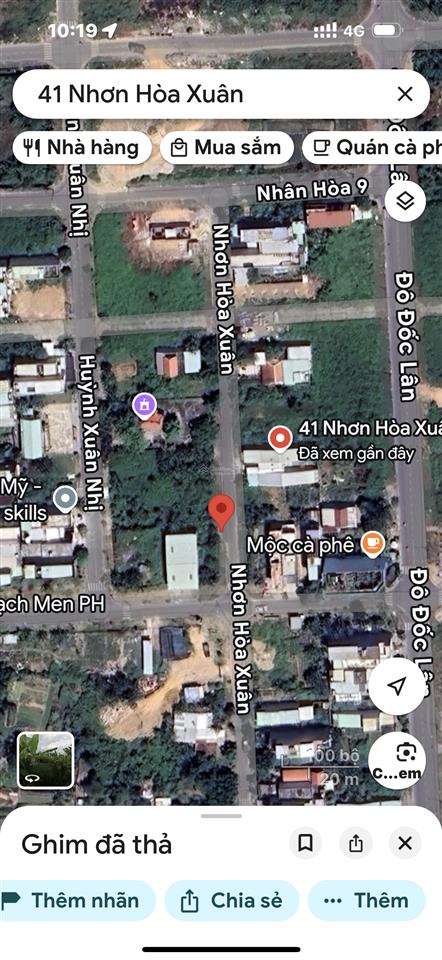 Bán lô đường 5.5m nhơn hòa xuân  hòa xuân giá rẻ