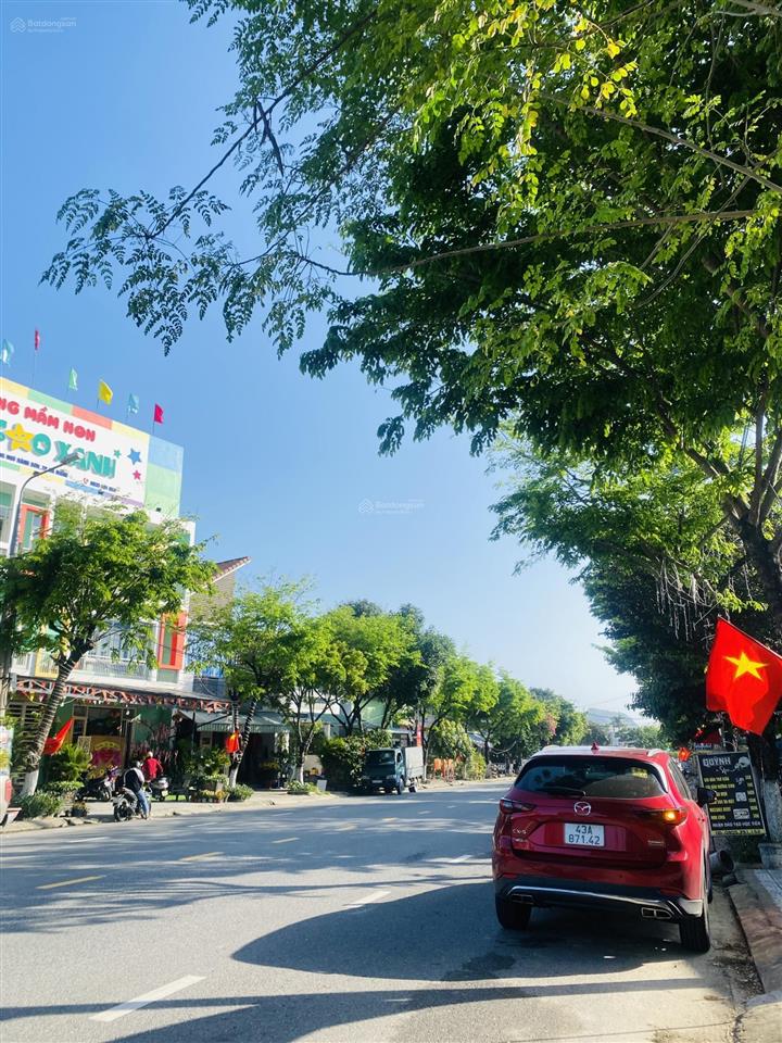 Bán lô mt đường 15m lề 5m mai đăng chơn đối diện mầm non ngôi sao xanh  vị trí kinh doanh sầm uất