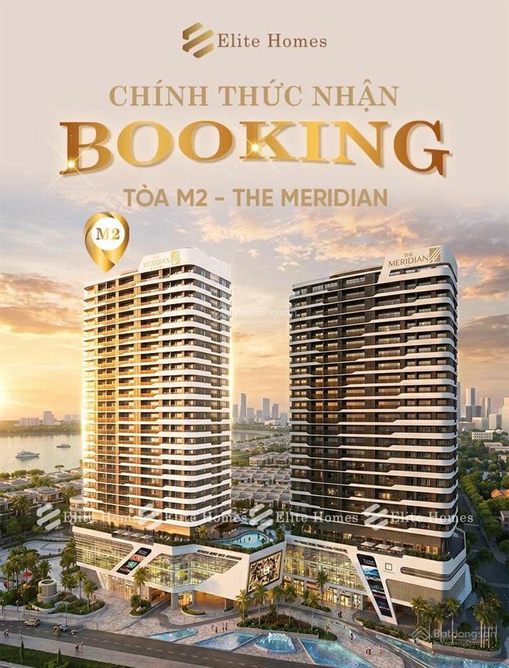 Chính thức nhận booking tòa m2 the meridian đà nẵng, căn hộ mặt sông view pháo hoa sở hữu lâu dài