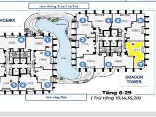 Duy nhất căn góc view trực diện sông hàn, phố đi bộ bạch đằng,cv apec tại landmark đà nẵng giá tốt!