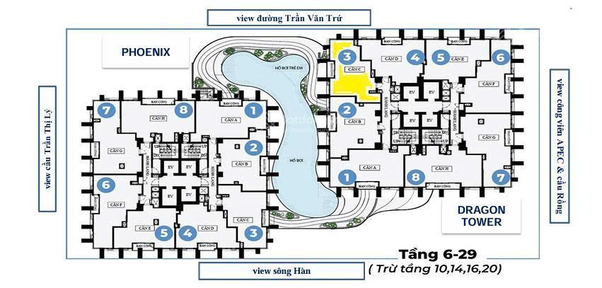 Bán căn góc rẻ nhất tại landmark đà nẵng giá gốc cđt chỉ 6.154 tỷ