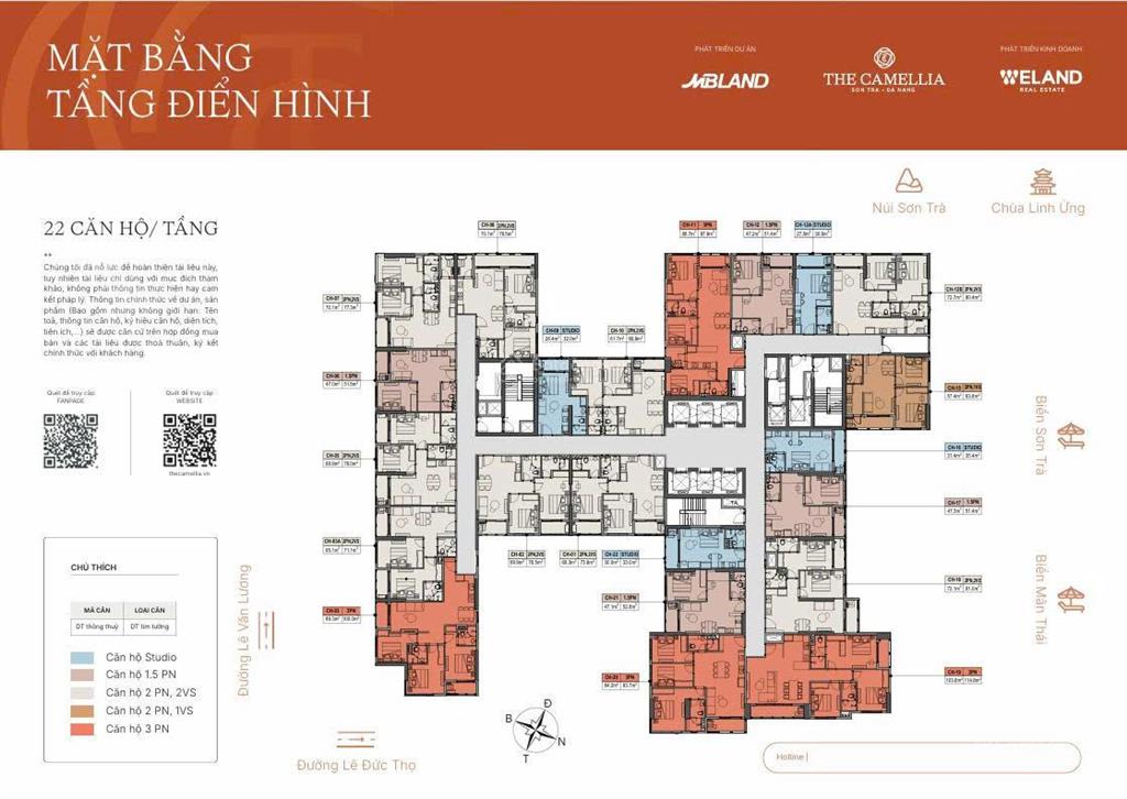Chỉ từ 3,39 tỷ sở hữu ngay căn hộ 2pn cách biển 300m, sở hữu lâu dài, full nội thất liền tường cc