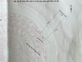 Bán lô đất mt bàu mạc 23 đường rộng 15m, vĩa hè 6m, dt 187.5m2 tâm điểm của nhiều dự án trọng điểm