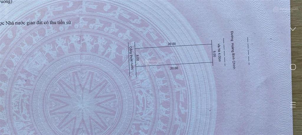 Cần bán lô đất đường 7.5m hoàng bình chính, phường ngũ hành sơn, đà nẵng