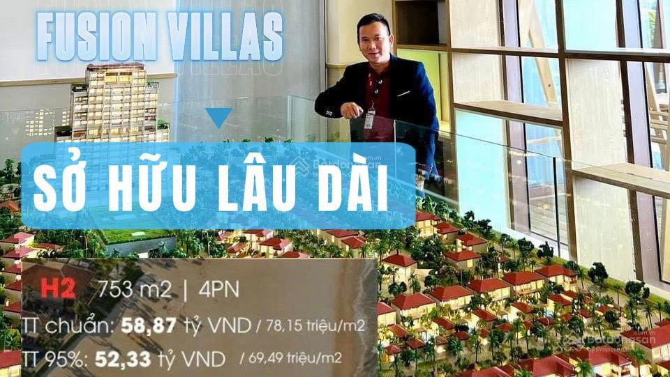 Bán fusion resort & villas đà nẵng sở hữu lâu dài  căn 753m hiếm có