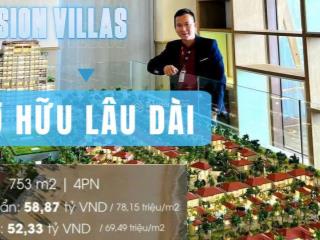 Bán fusion resort & villas đà nẵng sở hữu lâu dài  căn 753m hiếm có