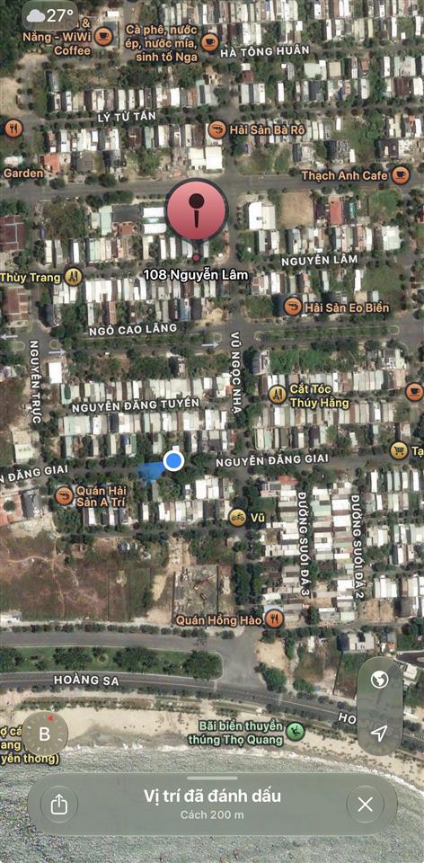 Cần tiền bán gấp đất đường nguyễn lâm 220m2, giá chỉ 18.4 tỷ, phường sơn trà, đà nẵng