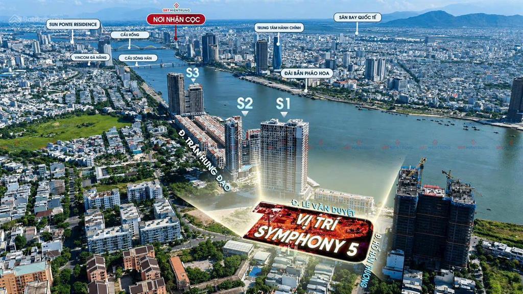 Căn hộ cao cấp symphony 5 ngay trung tâm tp đà nẵng đơn giá rẻ chỉ nhỉnh 61 triệu/m2