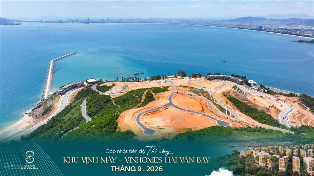 67tr/m2 sở hữu ngay biệt thự đồi vịnh mây  dt đất286m2, villas 4 tầng view toàn cảnh vịnh đà nẵng
