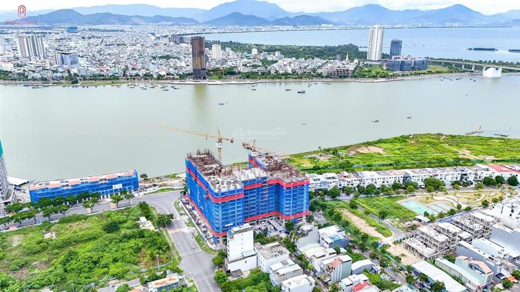 Căn góc khối đế peninsula mặt tiền đường 30m hồ hán thương giao bùi dương lịch 21.5 tỷ