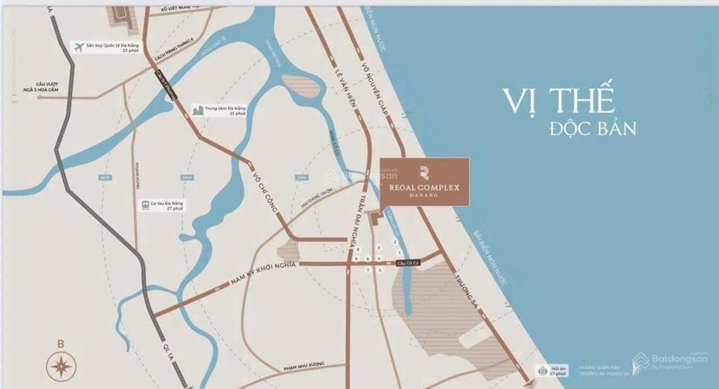 Căn hộ 83m² tầng 9  bàn giao full nội thất, mặt sông view biển  regal complex 4 tỷ 9