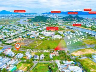 Bán lô đất biệt thự 361m2 đào duy tùng  trục đẹp thông sông 150m