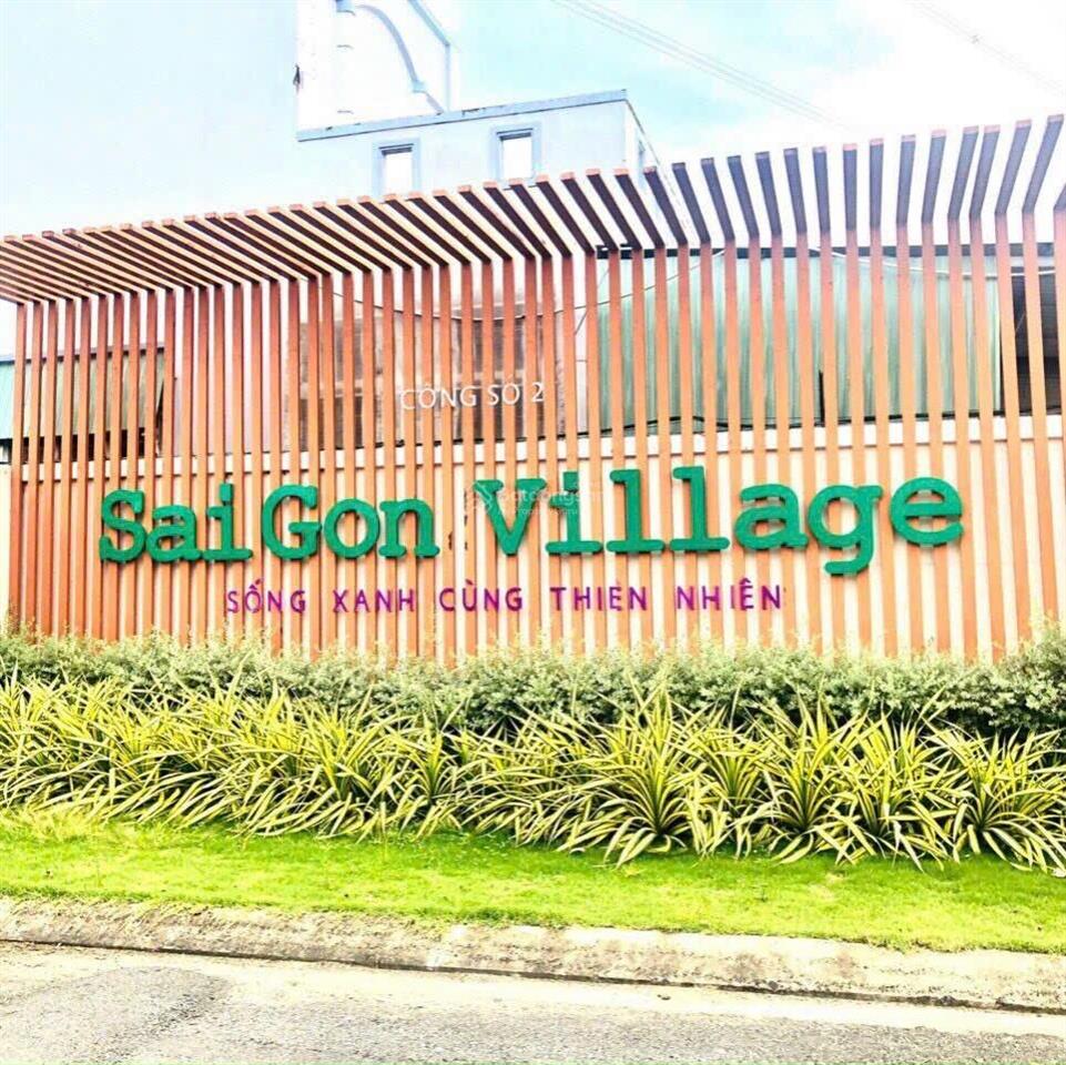 Kẹt tiền bán gấp nền sát cổng dự án sài gòn village. giá 1tỷ8