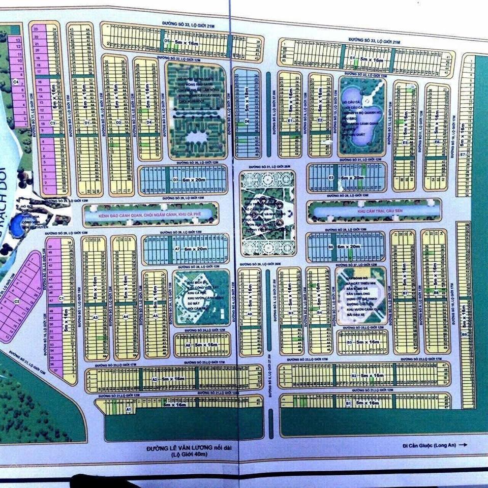 Kẹt tiền bán gấp nền sát cổng dự án sài gòn village. giá 1tỷ8