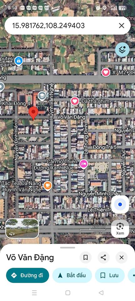 Bán nhanh đất võ văn đặng, lô đẹp 127,5m2, gần ngay huỳnh văn nghệ, đường 10m5 giá chỉ 6.990 tỷ